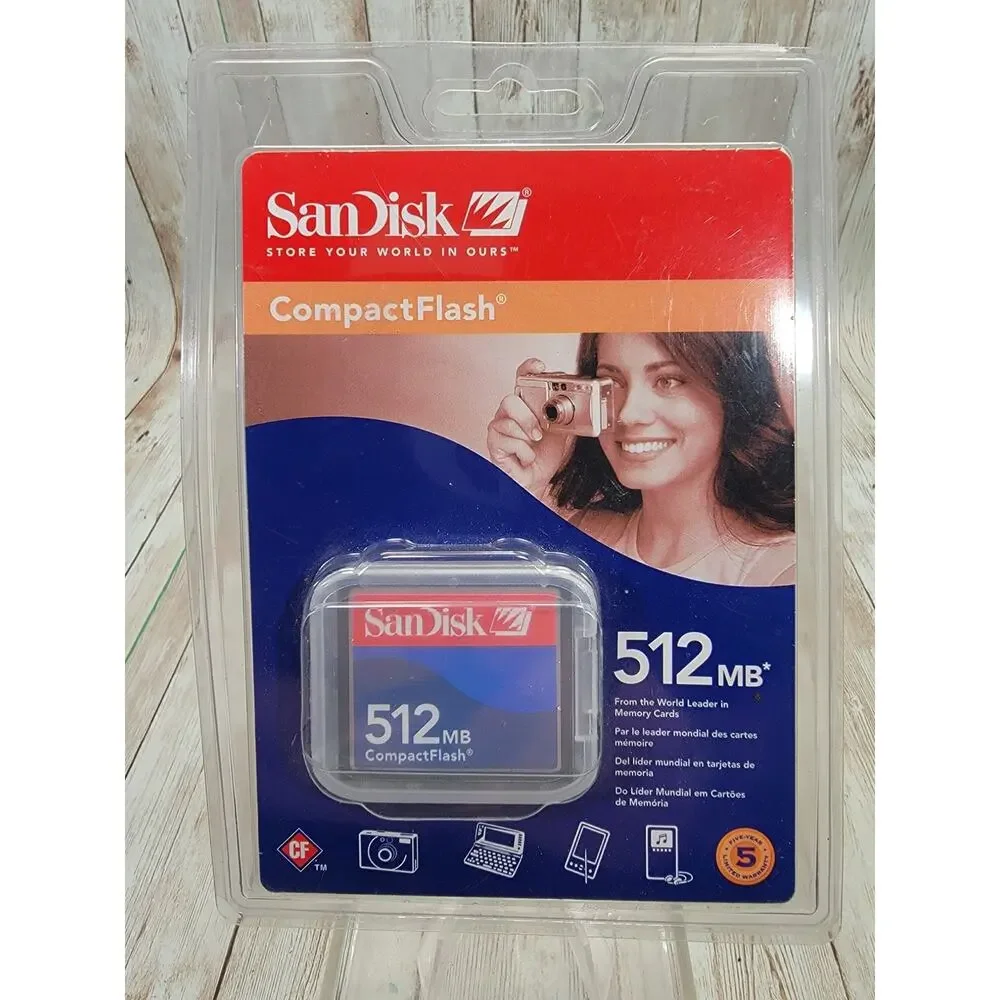 SanDisk 512 MB CompactFlash Memory Card SDCFB-512-A10